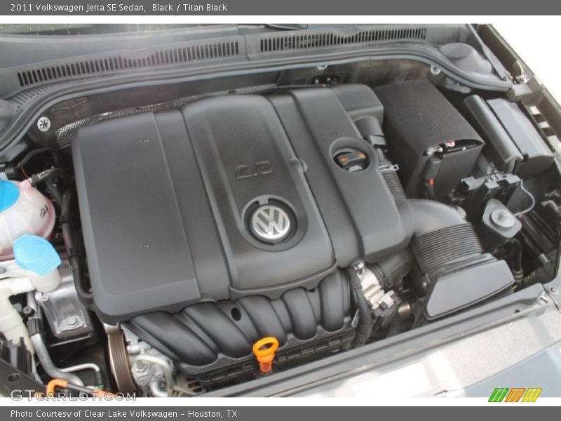 Black / Titan Black 2011 Volkswagen Jetta SE Sedan