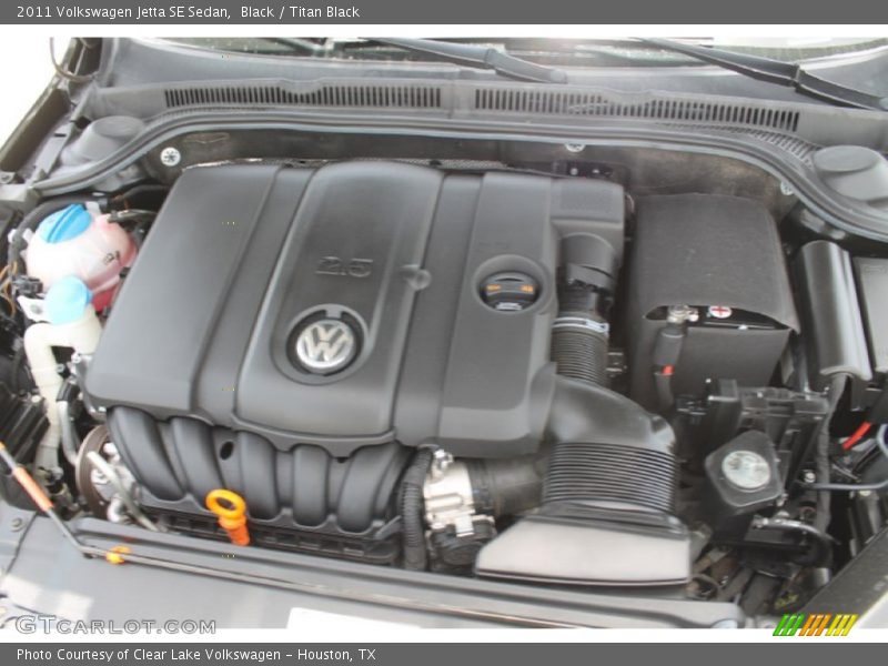 Black / Titan Black 2011 Volkswagen Jetta SE Sedan