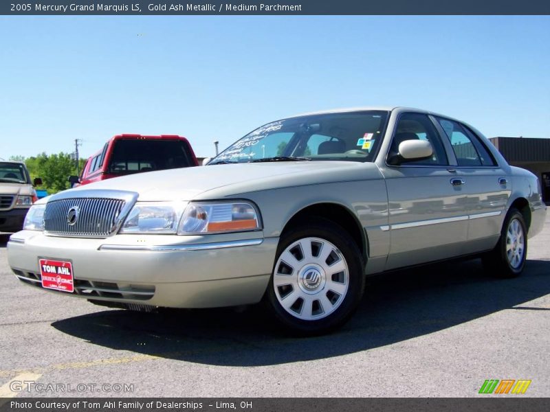 Gold Ash Metallic / Medium Parchment 2005 Mercury Grand Marquis LS