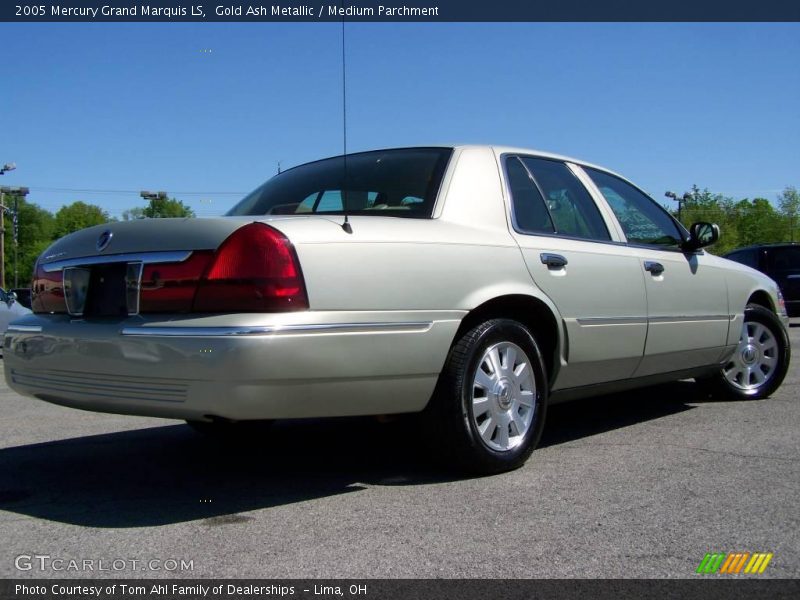 Gold Ash Metallic / Medium Parchment 2005 Mercury Grand Marquis LS