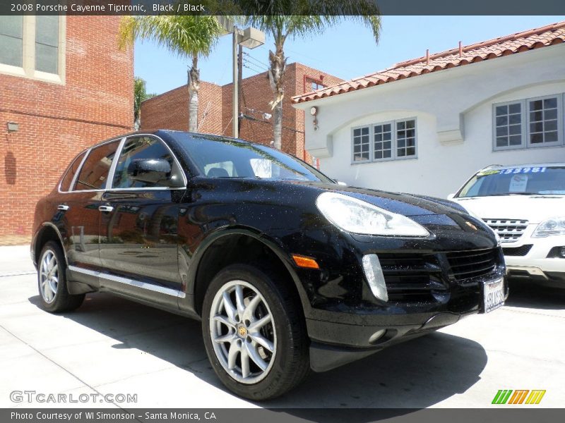 Black / Black 2008 Porsche Cayenne Tiptronic