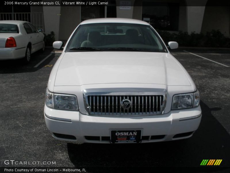 Vibrant White / Light Camel 2006 Mercury Grand Marquis GS