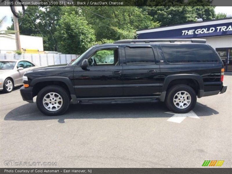 Black / Gray/Dark Charcoal 2005 Chevrolet Suburban 1500 Z71 4x4