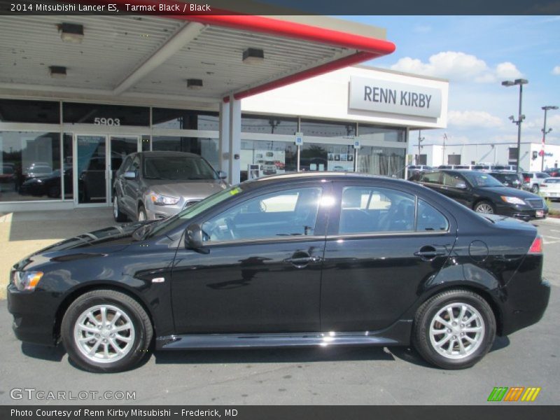 Tarmac Black / Black 2014 Mitsubishi Lancer ES