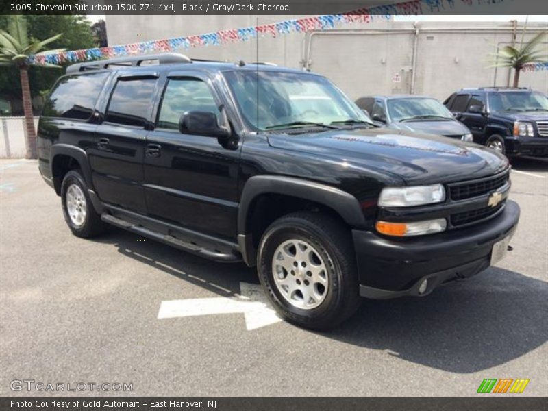 Black / Gray/Dark Charcoal 2005 Chevrolet Suburban 1500 Z71 4x4