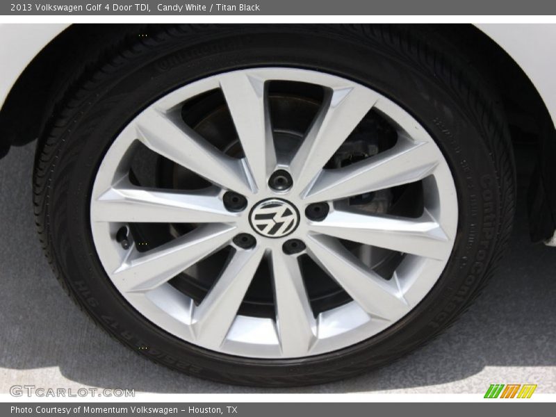 Candy White / Titan Black 2013 Volkswagen Golf 4 Door TDI