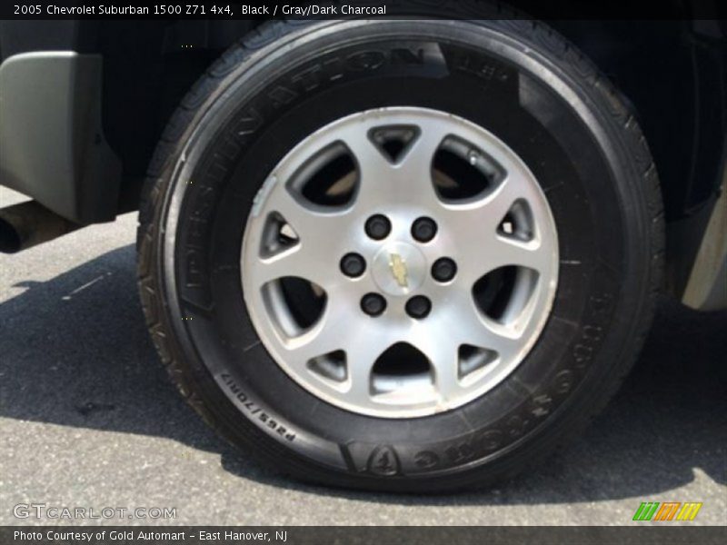 Black / Gray/Dark Charcoal 2005 Chevrolet Suburban 1500 Z71 4x4