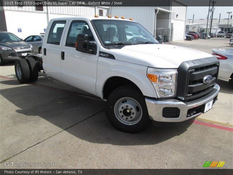 Oxford White / Steel 2015 Ford F350 Super Duty XL Super Cab DRW