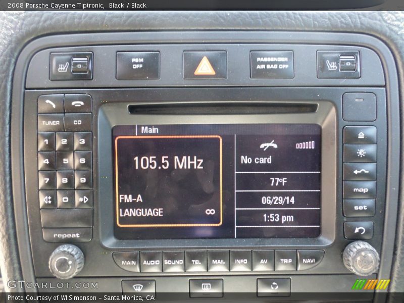 Black / Black 2008 Porsche Cayenne Tiptronic