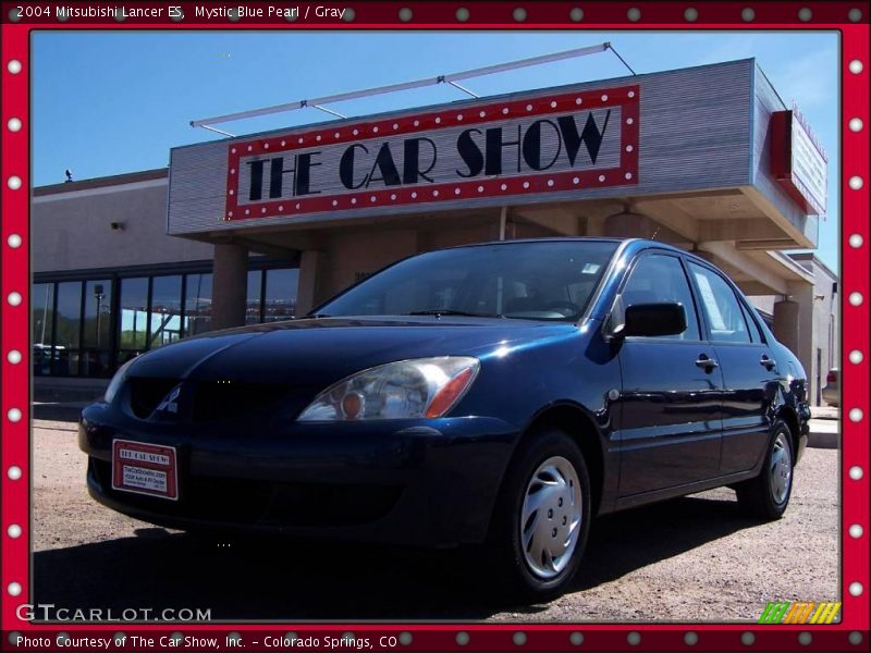 Mystic Blue Pearl / Gray 2004 Mitsubishi Lancer ES