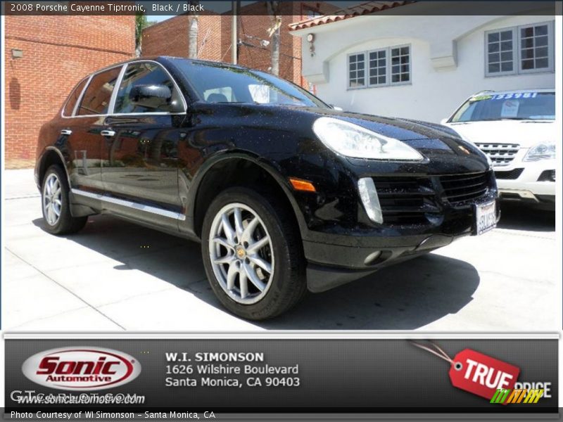 Black / Black 2008 Porsche Cayenne Tiptronic