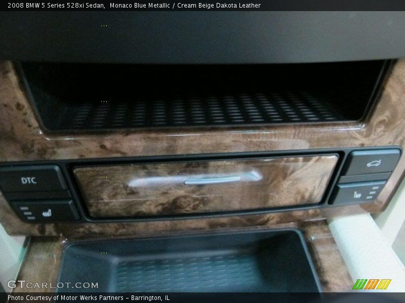 Monaco Blue Metallic / Cream Beige Dakota Leather 2008 BMW 5 Series 528xi Sedan