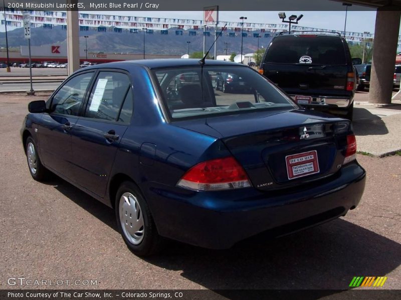 Mystic Blue Pearl / Gray 2004 Mitsubishi Lancer ES