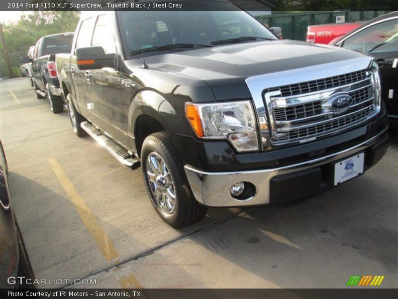 Tuxedo Black / Steel Grey 2014 Ford F150 XLT SuperCrew