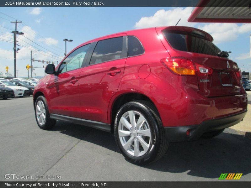 Rally Red / Black 2014 Mitsubishi Outlander Sport ES