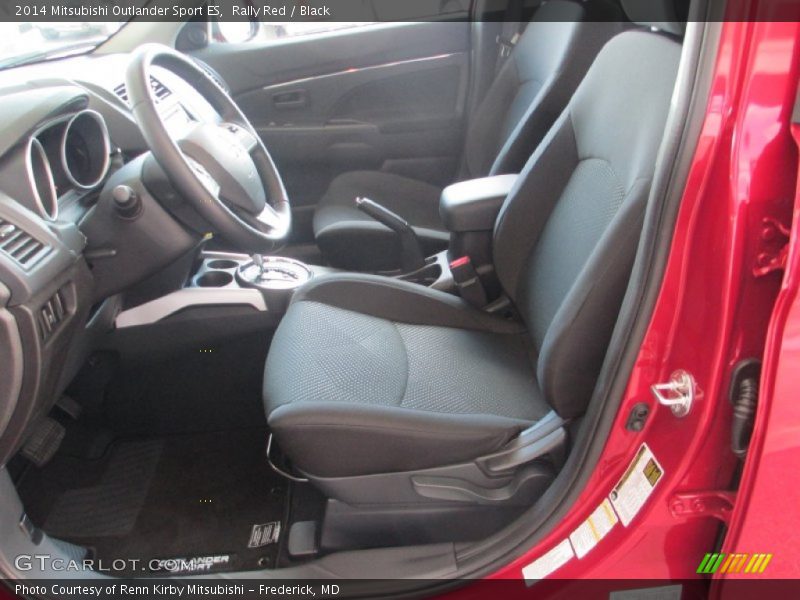 Rally Red / Black 2014 Mitsubishi Outlander Sport ES
