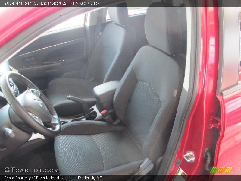 Rally Red / Black 2014 Mitsubishi Outlander Sport ES