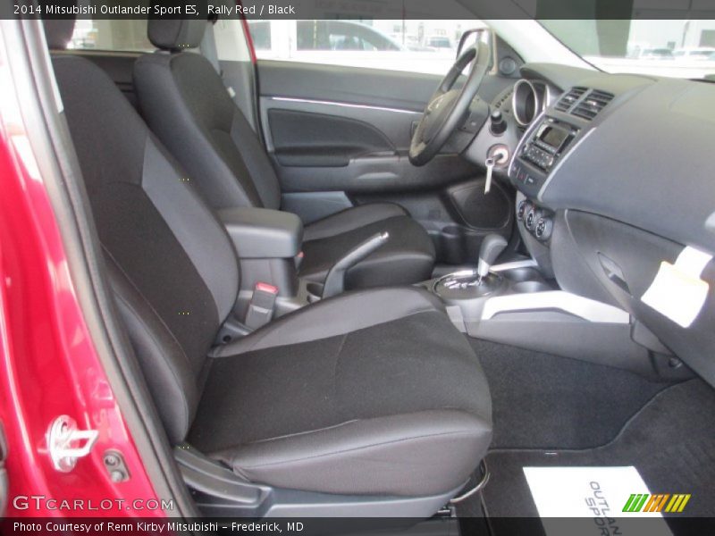 Rally Red / Black 2014 Mitsubishi Outlander Sport ES