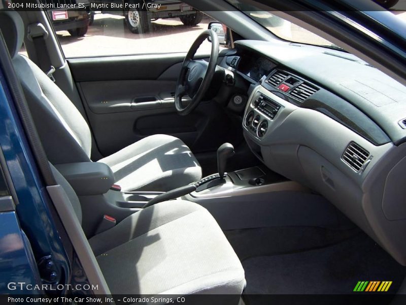 Mystic Blue Pearl / Gray 2004 Mitsubishi Lancer ES