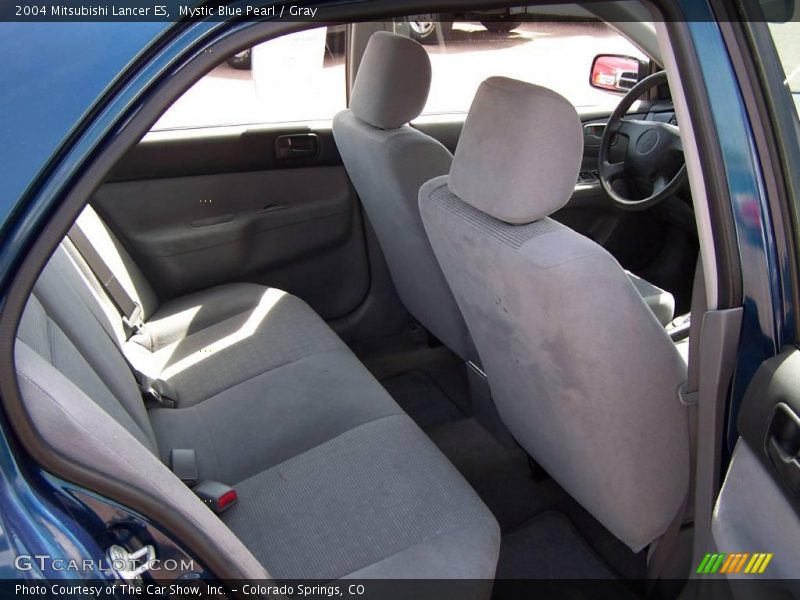 Mystic Blue Pearl / Gray 2004 Mitsubishi Lancer ES