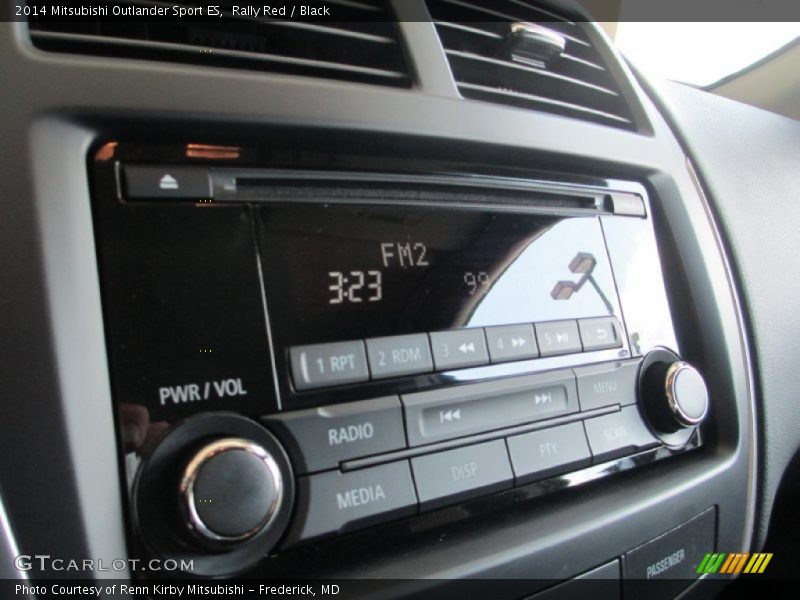 Rally Red / Black 2014 Mitsubishi Outlander Sport ES