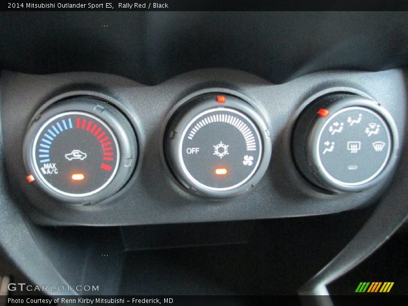 Rally Red / Black 2014 Mitsubishi Outlander Sport ES