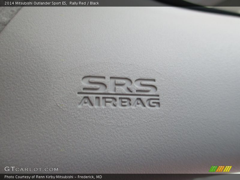 Rally Red / Black 2014 Mitsubishi Outlander Sport ES