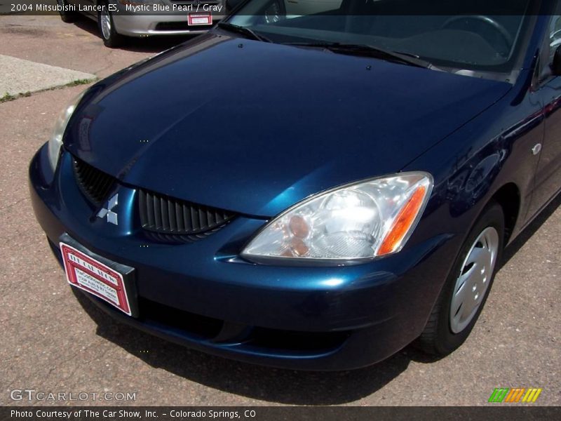 Mystic Blue Pearl / Gray 2004 Mitsubishi Lancer ES
