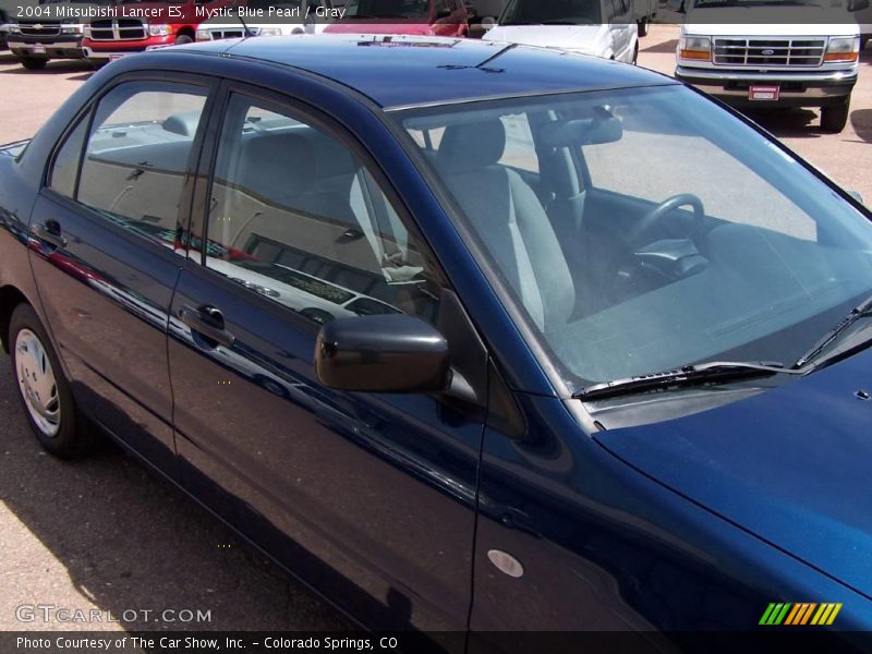 Mystic Blue Pearl / Gray 2004 Mitsubishi Lancer ES