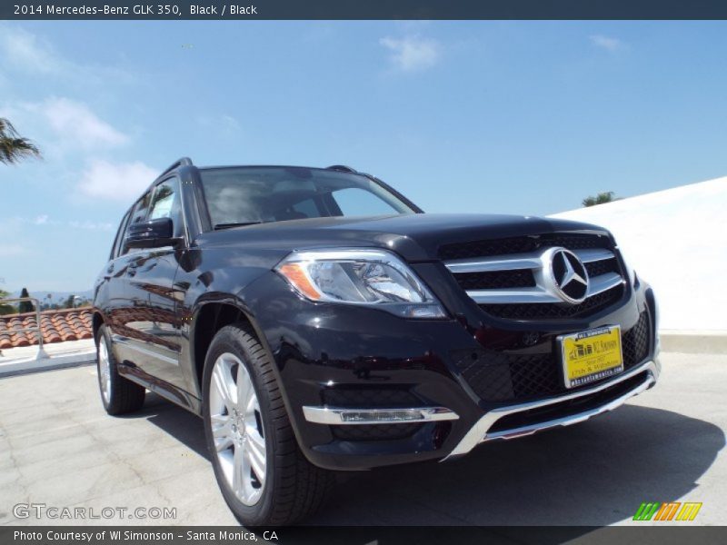 Black / Black 2014 Mercedes-Benz GLK 350