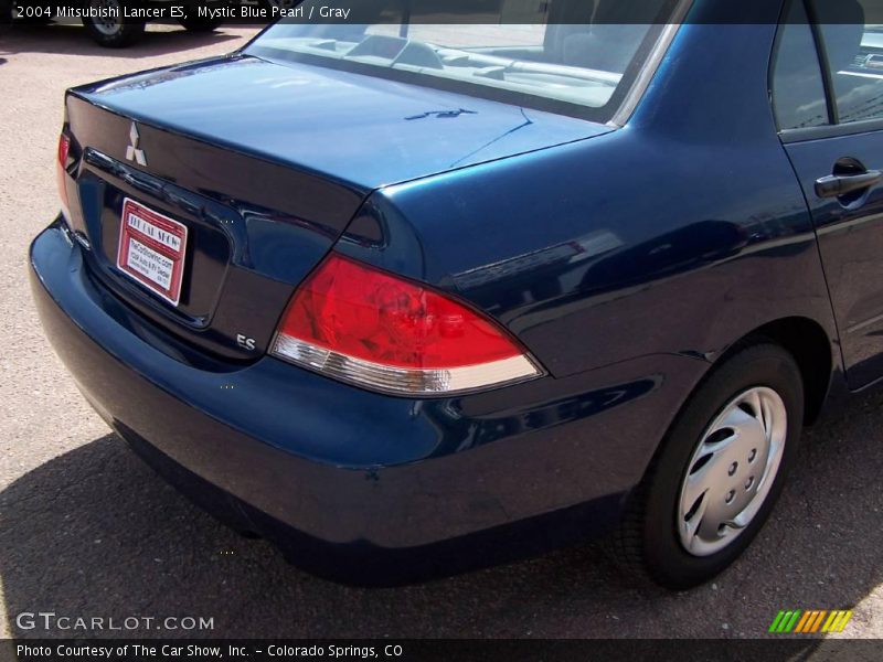 Mystic Blue Pearl / Gray 2004 Mitsubishi Lancer ES