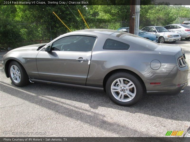 Sterling Gray / Charcoal Black 2014 Ford Mustang V6 Coupe