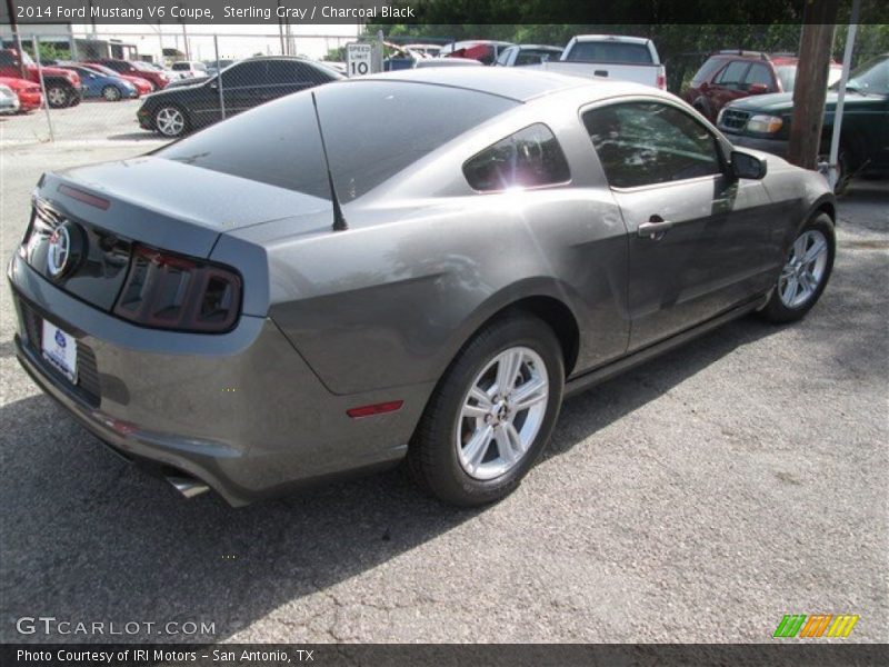 Sterling Gray / Charcoal Black 2014 Ford Mustang V6 Coupe