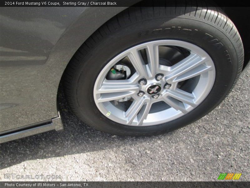 Sterling Gray / Charcoal Black 2014 Ford Mustang V6 Coupe