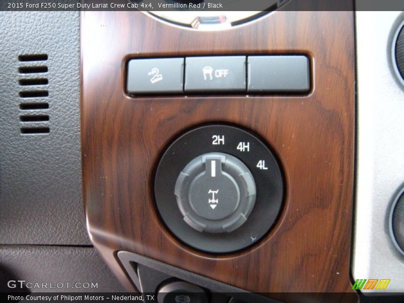 Controls of 2015 F250 Super Duty Lariat Crew Cab 4x4