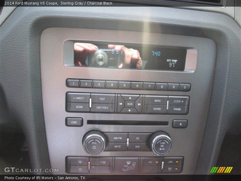 Sterling Gray / Charcoal Black 2014 Ford Mustang V6 Coupe