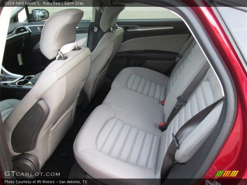 Ruby Red / Earth Gray 2014 Ford Fusion S