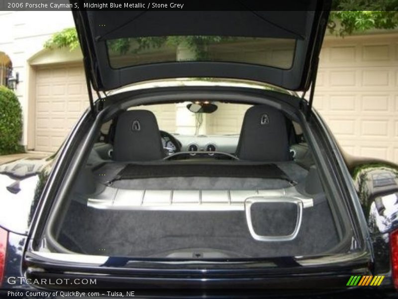 Midnight Blue Metallic / Stone Grey 2006 Porsche Cayman S