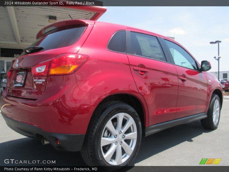Rally Red / Black 2014 Mitsubishi Outlander Sport ES