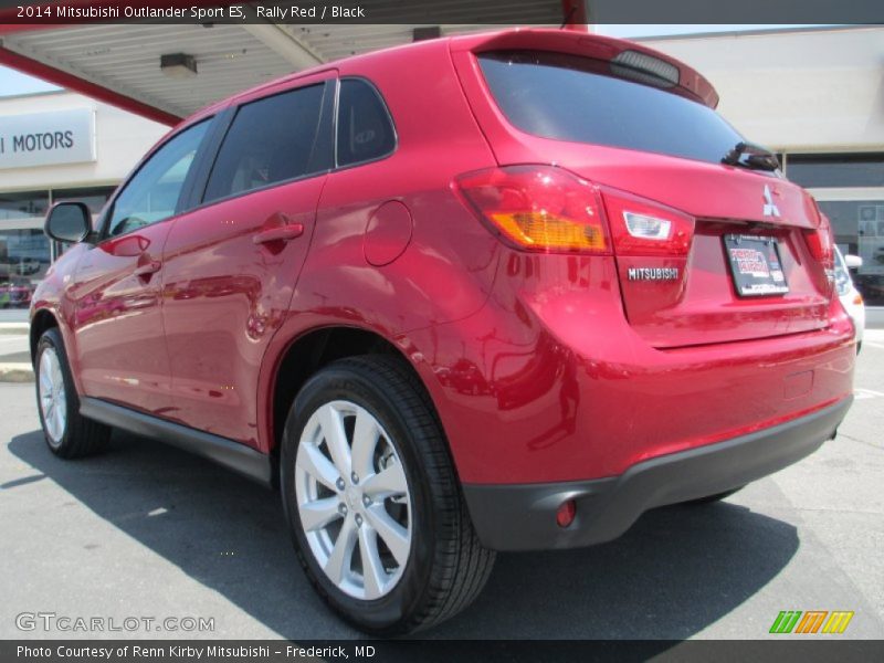 Rally Red / Black 2014 Mitsubishi Outlander Sport ES
