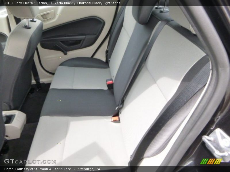 Tuxedo Black / Charcoal Black/Light Stone 2013 Ford Fiesta S Sedan