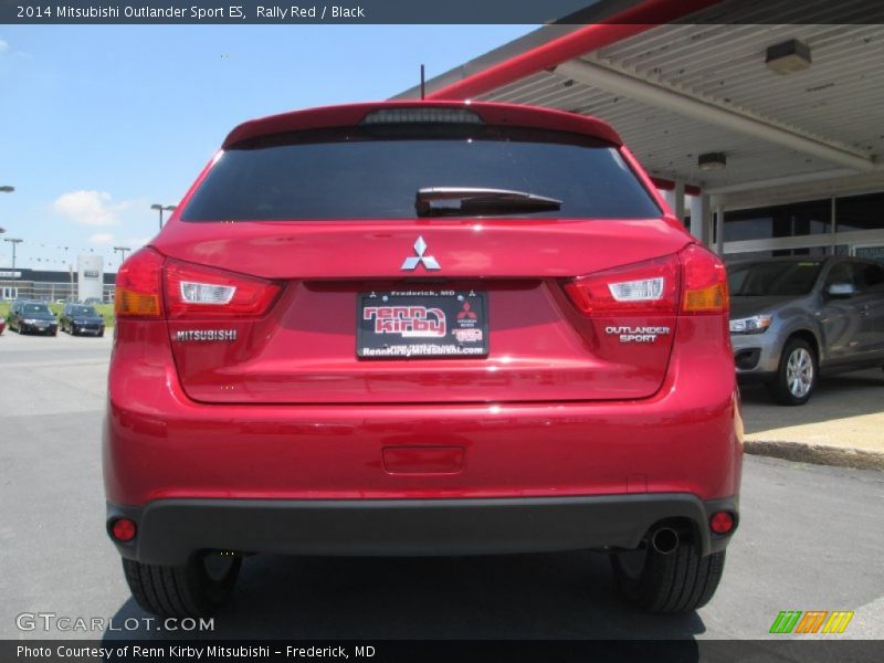 Rally Red / Black 2014 Mitsubishi Outlander Sport ES