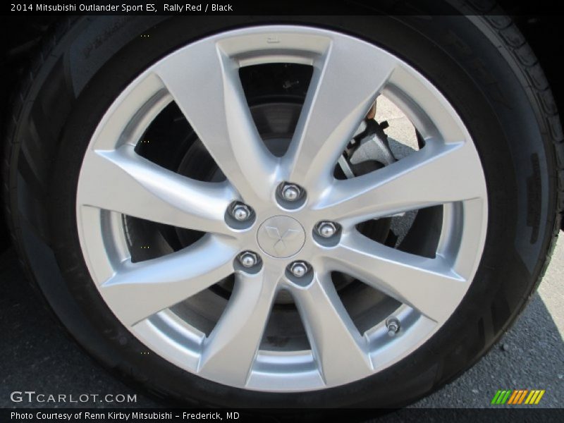 Rally Red / Black 2014 Mitsubishi Outlander Sport ES