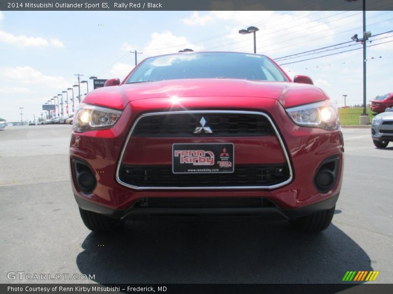 Rally Red / Black 2014 Mitsubishi Outlander Sport ES
