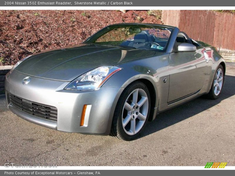 Silverstone Metallic / Carbon Black 2004 Nissan 350Z Enthusiast Roadster