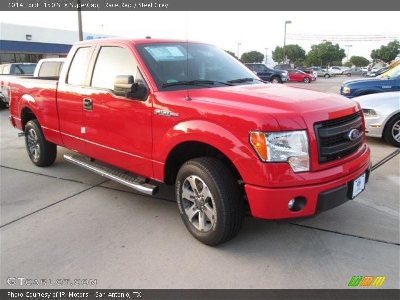 Race Red / Steel Grey 2014 Ford F150 STX SuperCab