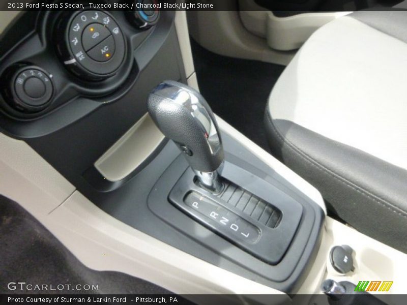 Tuxedo Black / Charcoal Black/Light Stone 2013 Ford Fiesta S Sedan