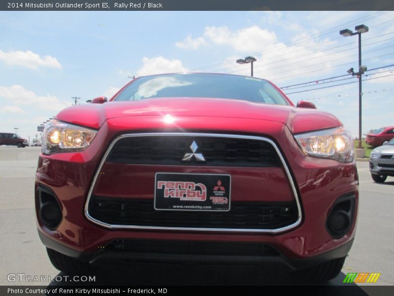 Rally Red / Black 2014 Mitsubishi Outlander Sport ES