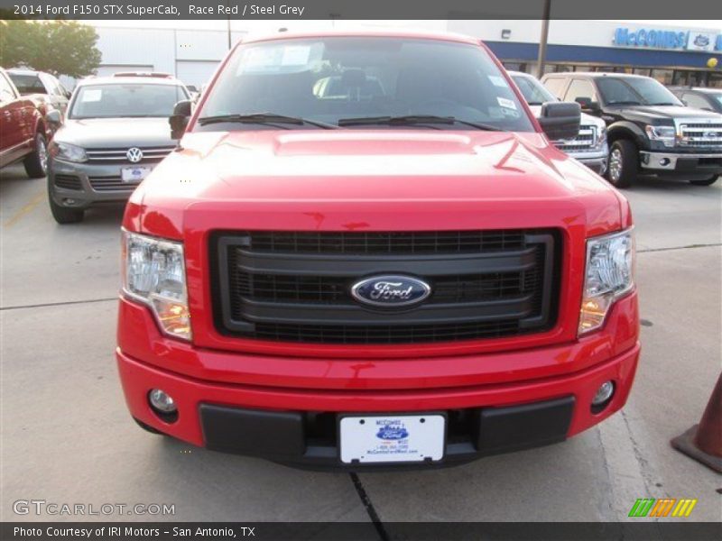 Race Red / Steel Grey 2014 Ford F150 STX SuperCab