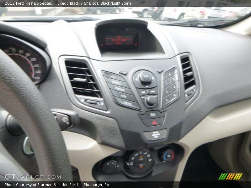 Tuxedo Black / Charcoal Black/Light Stone 2013 Ford Fiesta S Sedan